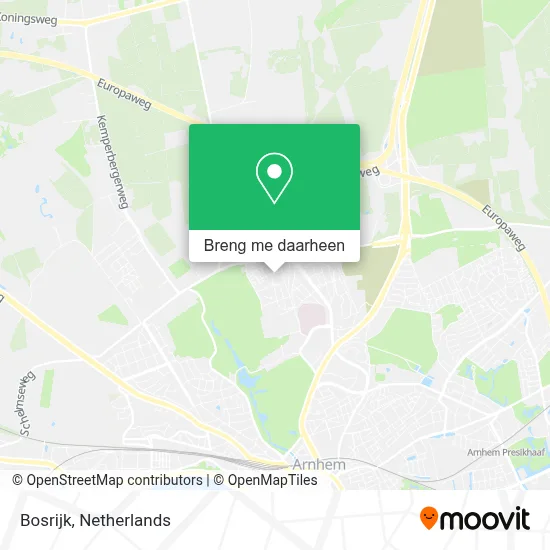Bosrijk kaart