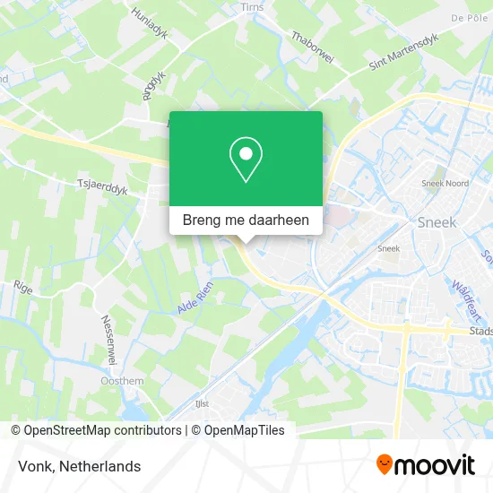 Vonk kaart