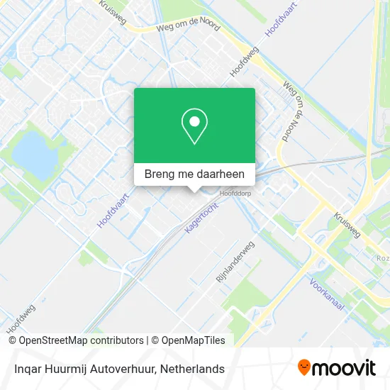 Inqar Huurmij Autoverhuur kaart