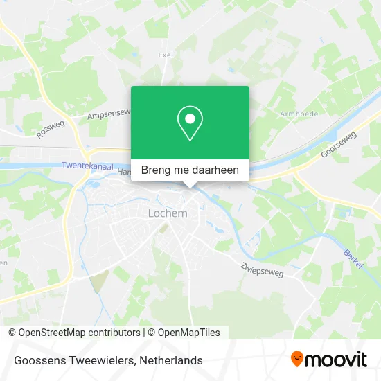 Goossens Tweewielers kaart