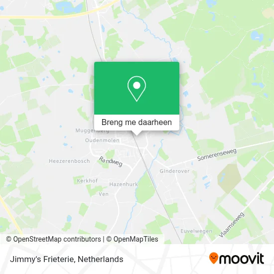 Jimmy's Frieterie kaart