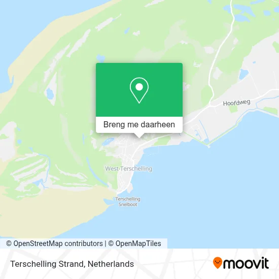 Terschelling Strand kaart
