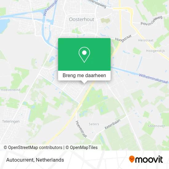 Autocurrent kaart