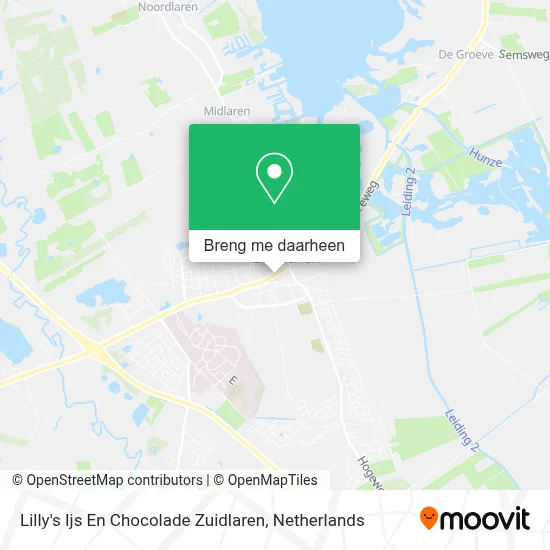 Lilly's Ijs En Chocolade Zuidlaren kaart