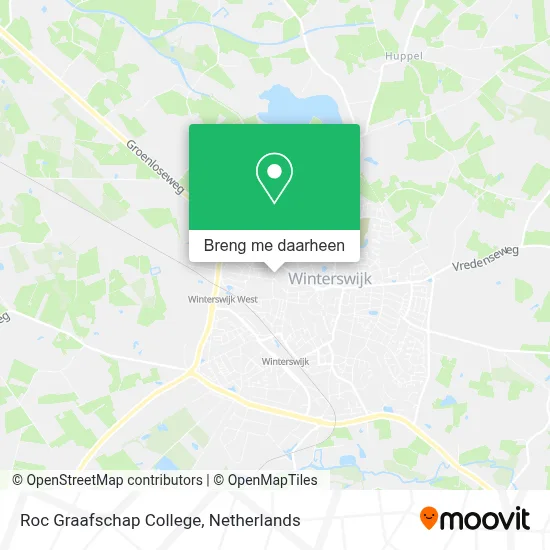 Roc Graafschap College kaart