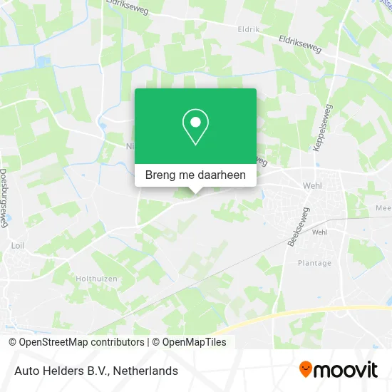 Auto Helders B.V. kaart