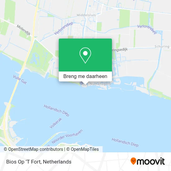 Bios Op 'T Fort kaart