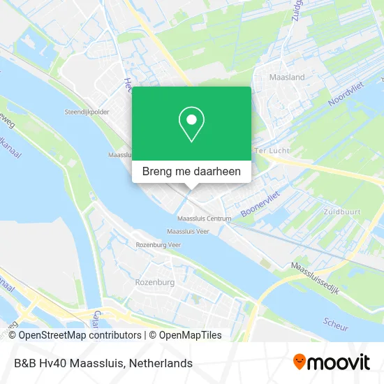 B&B Hv40 Maassluis kaart