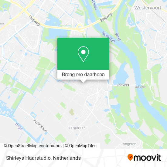 Shirleys Haarstudio kaart