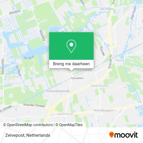 Zelvepost kaart