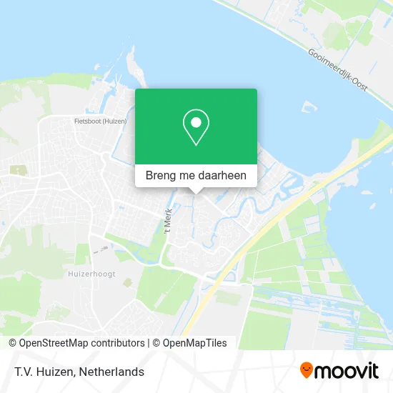 T.V. Huizen kaart
