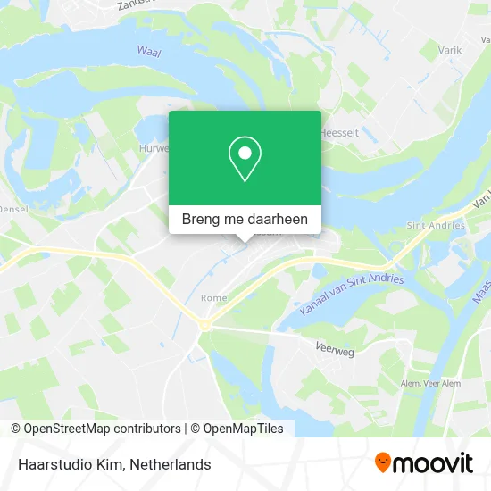 Haarstudio Kim kaart