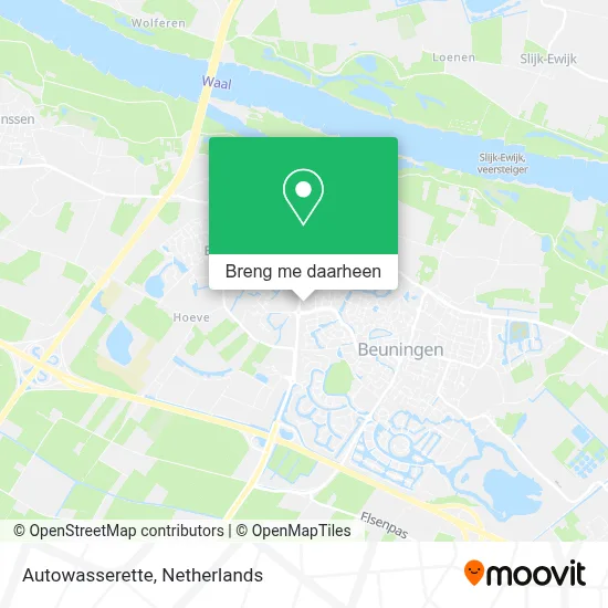Autowasserette kaart
