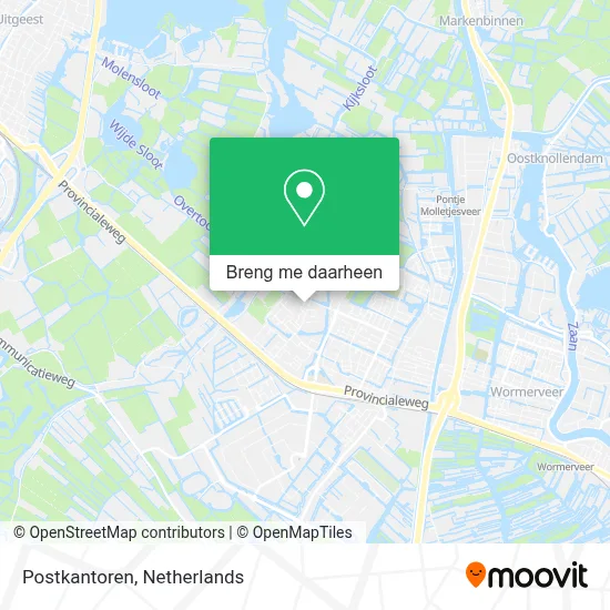 Postkantoren kaart