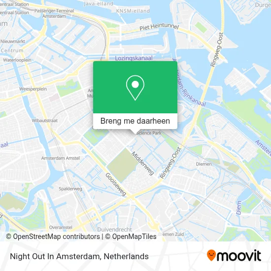 Night Out In Amsterdam kaart