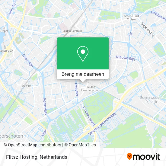 Flitsz Hosting kaart