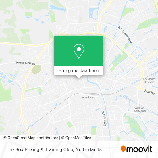 The Box Boxing & Training Club kaart