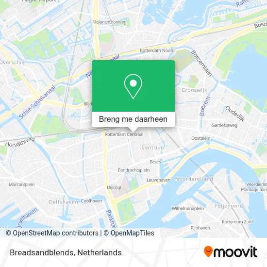 Breadsandblends kaart