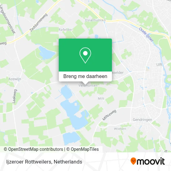 Ijzeroer Rottweilers kaart