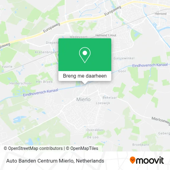 Auto Banden Centrum Mierlo kaart