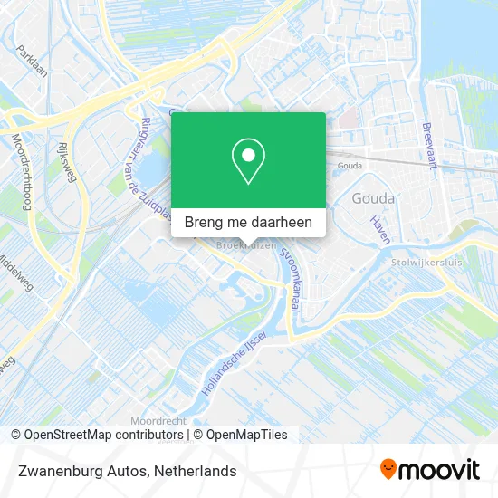 Zwanenburg Autos kaart