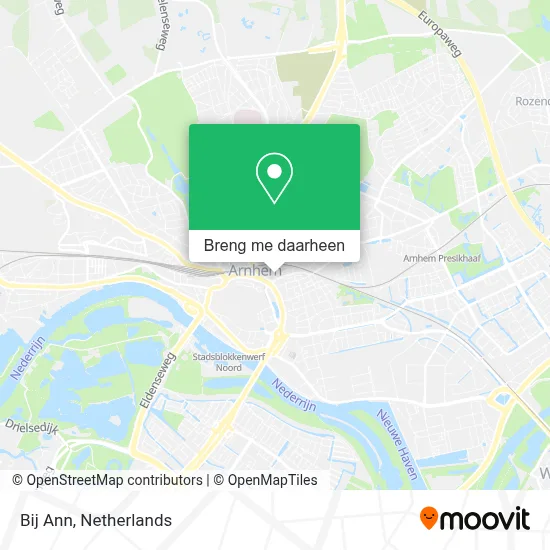 Bij Ann kaart