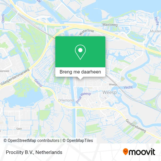 Procility B.V. kaart