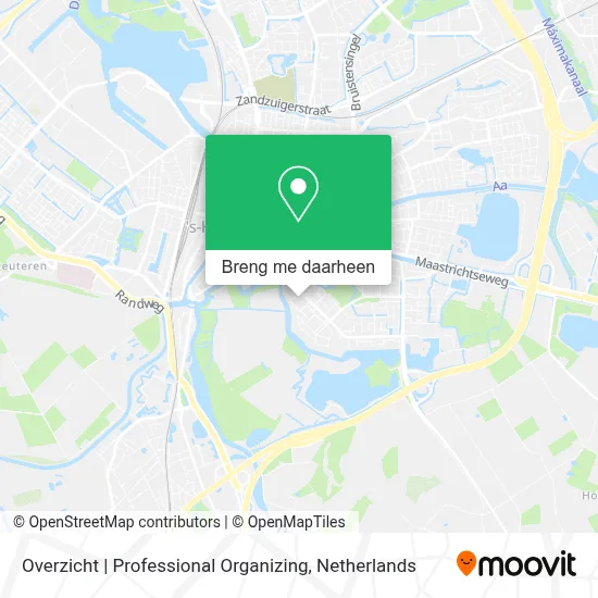 Overzicht | Professional Organizing kaart