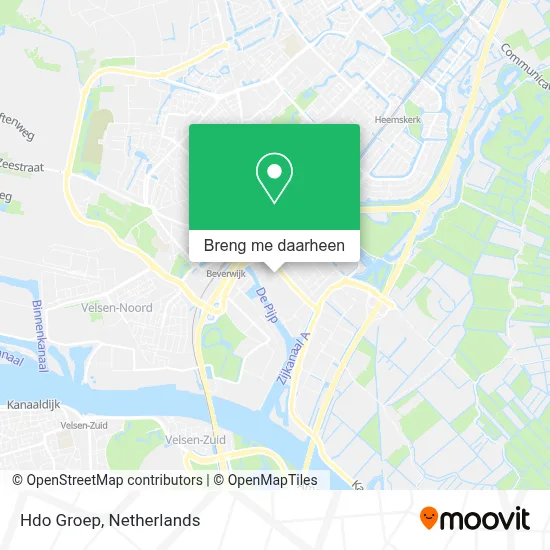 Hdo Groep kaart