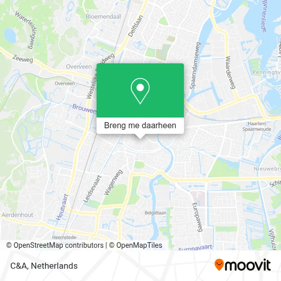 C&A kaart