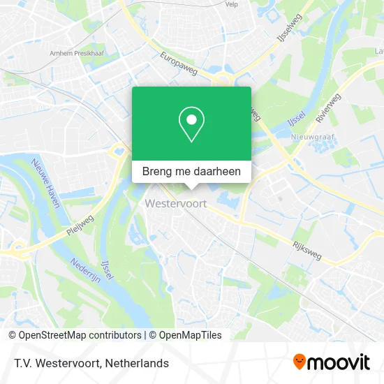 T.V. Westervoort kaart