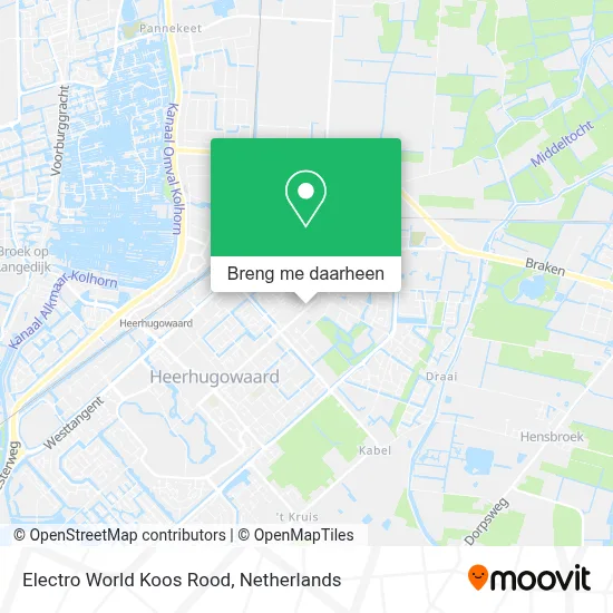 Electro World Koos Rood kaart