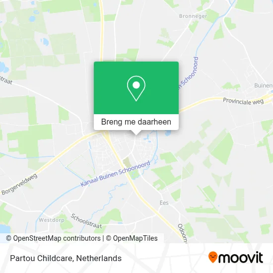 Partou Childcare kaart