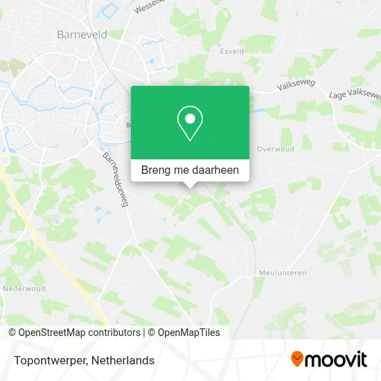 Topontwerper kaart