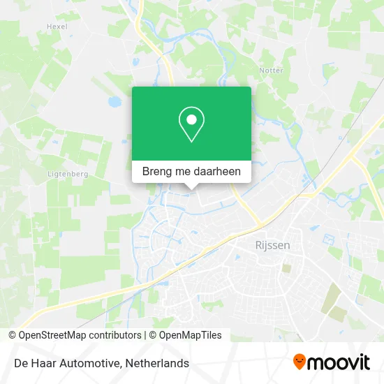 De Haar Automotive kaart