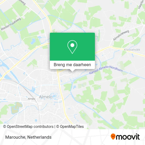 Marouche kaart