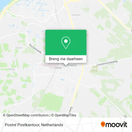 Postnl Postkantoor kaart
