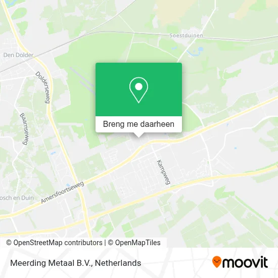 Meerding Metaal B.V. kaart