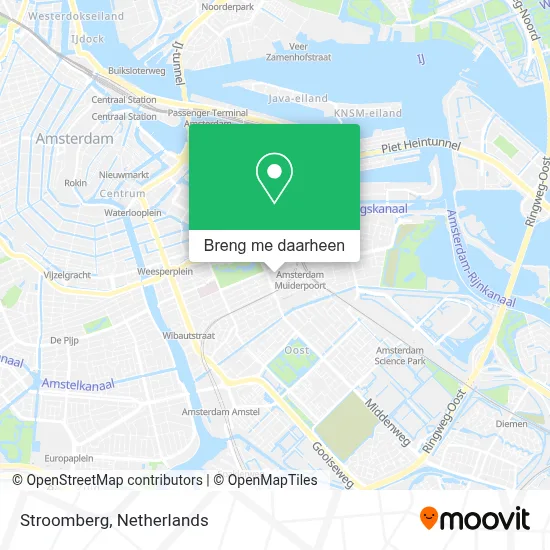 Stroomberg kaart