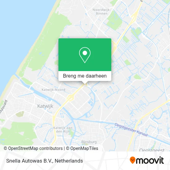 Snella Autowas B.V. kaart