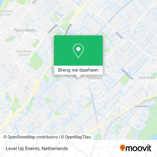 Level Up Events kaart