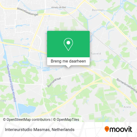 Interieurstudio Masmas kaart
