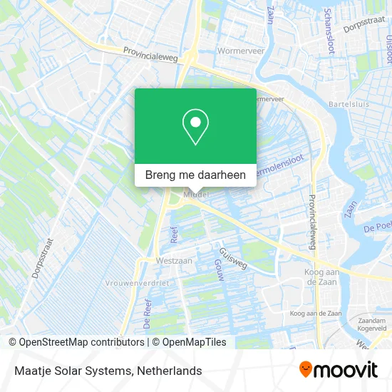 Maatje Solar Systems kaart