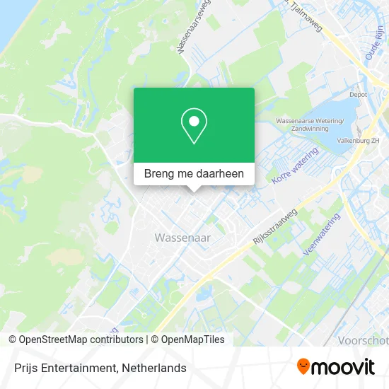Prijs Entertainment kaart