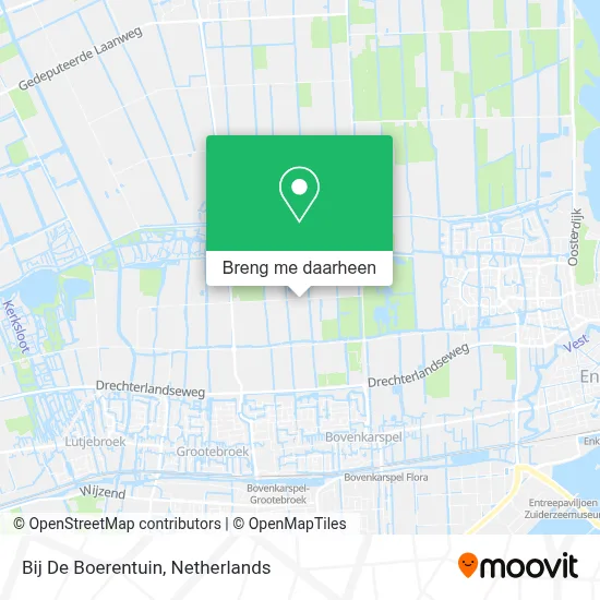 Bij De Boerentuin kaart