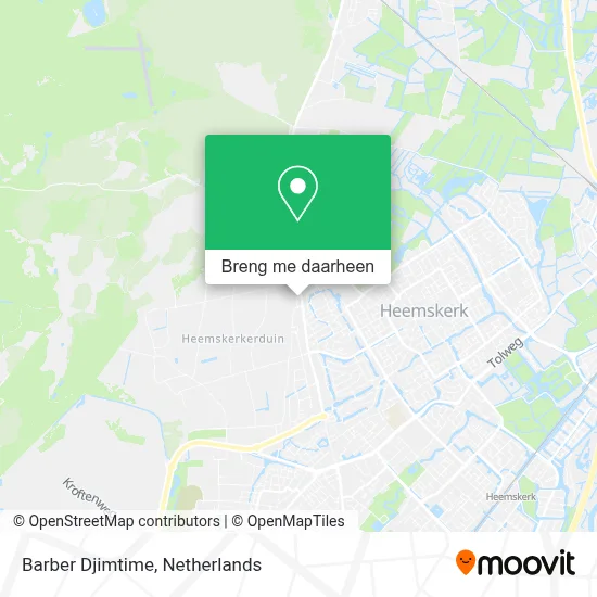 Barber Djimtime kaart