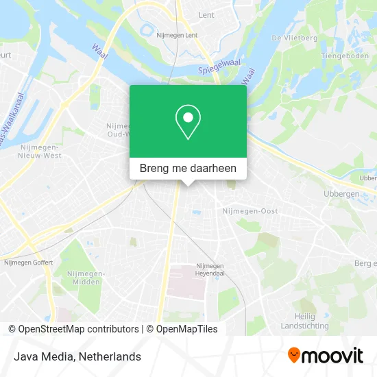 Java Media kaart