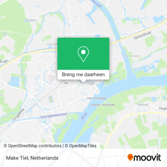 Make Tiel kaart