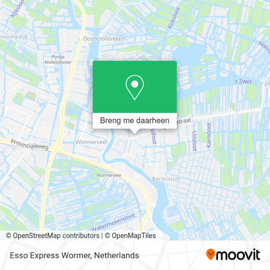 Esso Express Wormer kaart