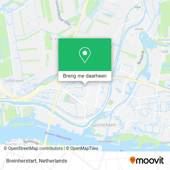 Breinherstart kaart